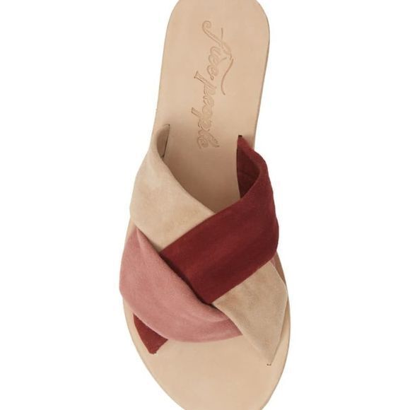 NEW Free People Rio Vista Slide Sandal Soft Leather‎ Intersect - Picture 5 of 6